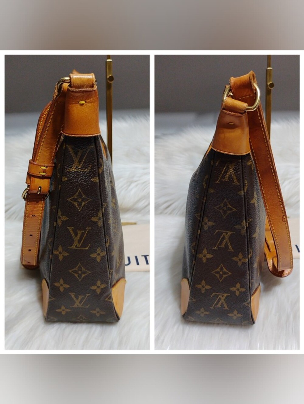 SALE! Louis Vuitton Monogram Boulogne 30 Vtg M51265 Shoulder Bag W/DB - Picture 7 of 13